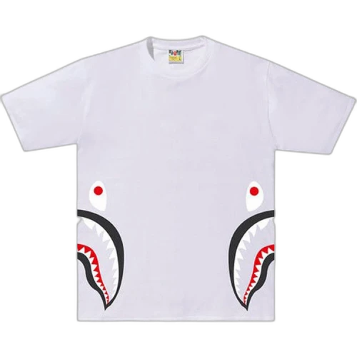 BAPE Side Shark Tee 'White'