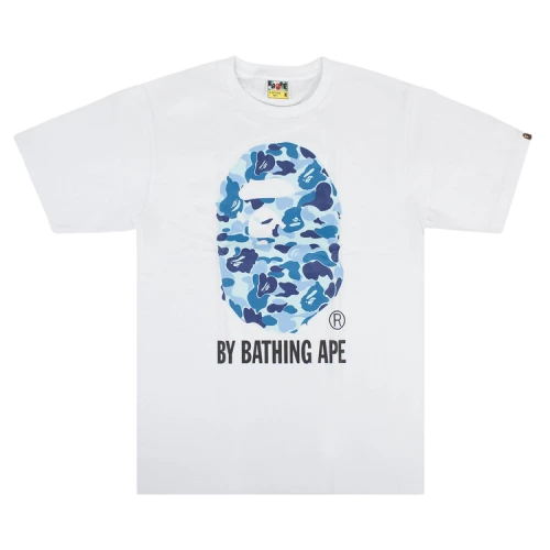 BAPE ABC Camo Tee 'White/Blue'