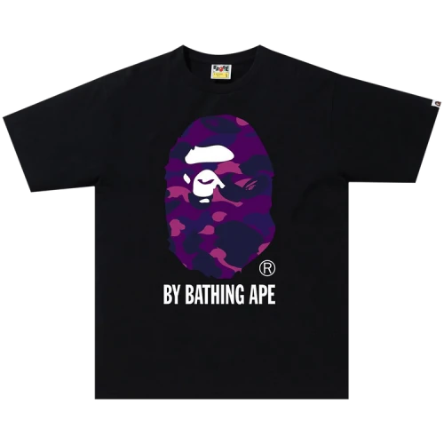 BAPE Color Camo Tee 'Black/Purple'