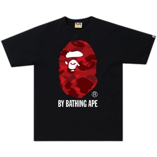 BAPE Color Camo Tee 'Black/Red'