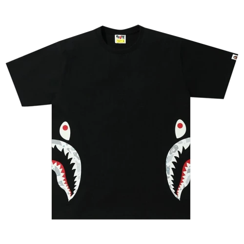 BAPE Side Space Camo Shark Tee 'Black'