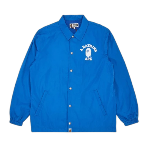 BAPE College Coach Jacket 'Blue'