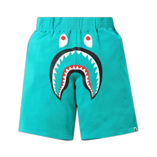 BAPE Shark Wide Sweatshorts 'Blue'