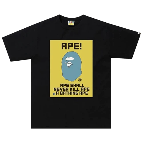 BAPE Water Print Tee 'Black'