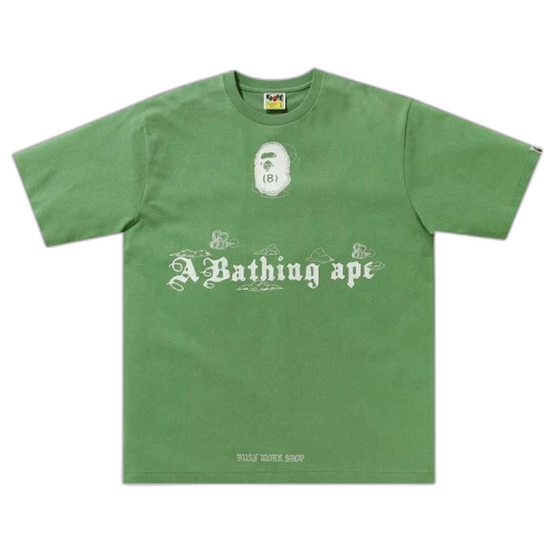 BAPE Ink Print Relaxed #2 Tee 'Green'