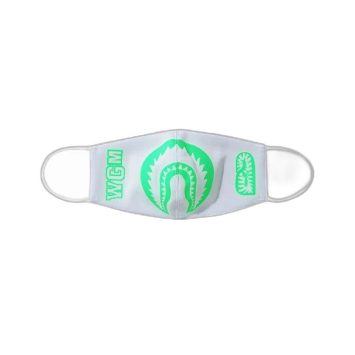 BAPE Glow In The Dark Shark Mask 'White'
