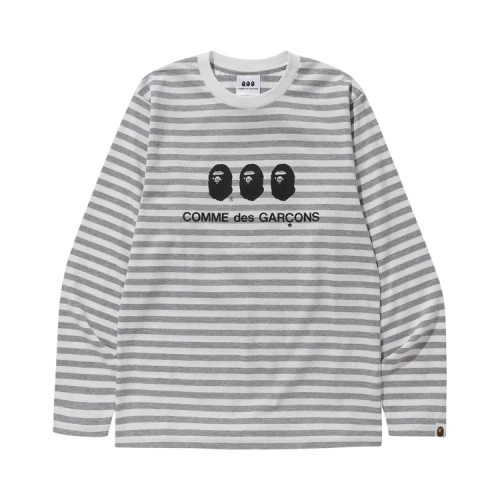 BAPE x Comme des Garçons Long-Sleeve 'White'