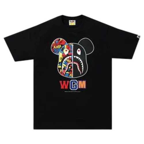 BAPE x Medicom Toy Camo Bear Tee 'Black'
