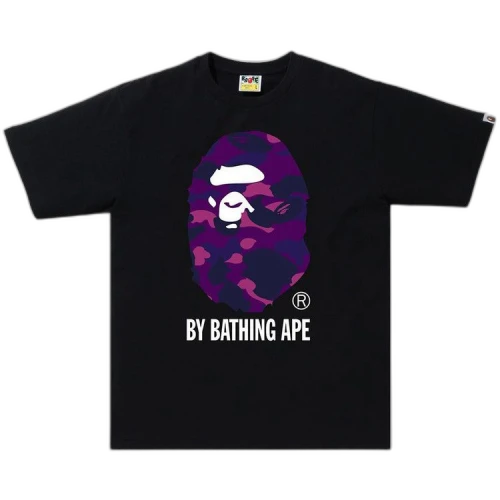 BAPE Color Camo Tee 'Black/Purple'