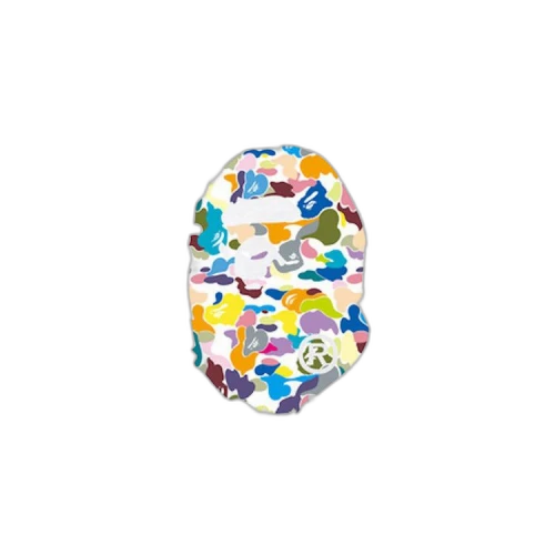 BAPE Multi Camo Big Ape Head Tee 'White'