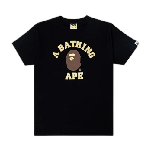 BAPE Glitter College Tee 'Black'