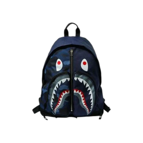 BAPE Color Camo Shark Day Pack 'Navy'