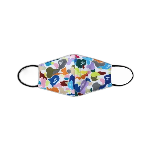 BAPE Multi Camo Facemask 'White'