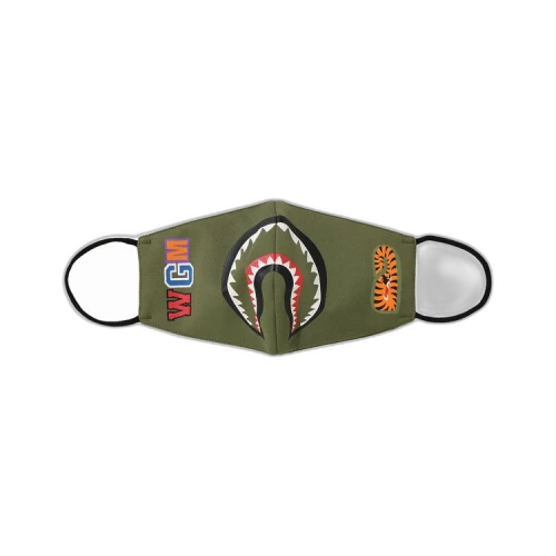 BAPE Shark Mask 'Olive Drab'