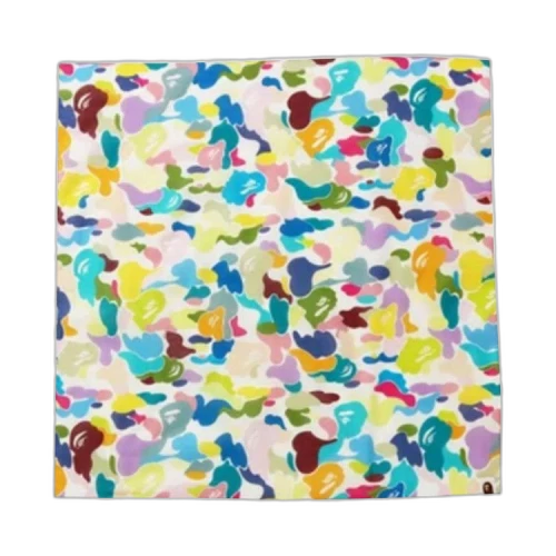 BAPE Multi Camo Bandana 'White'