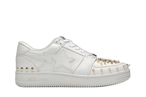 Bapesta Studded 'White'