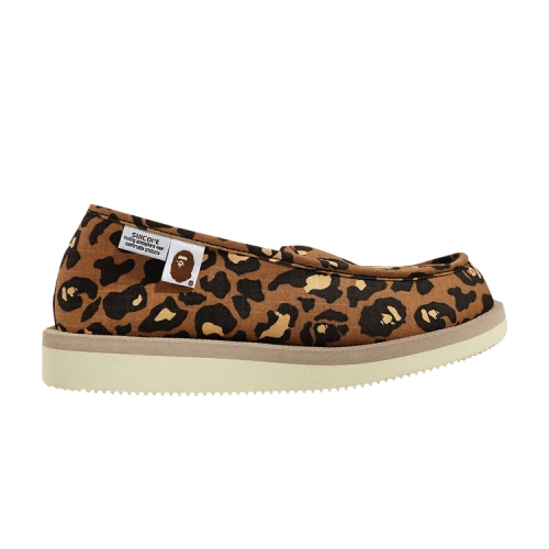 BAPE Suicoke x Room Shoes 'Leopard - Beige'