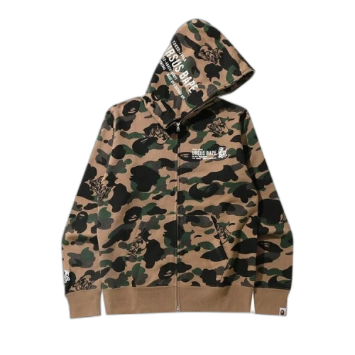 BAPE Ursus Camo Full Zip Hoodie 'Olive'