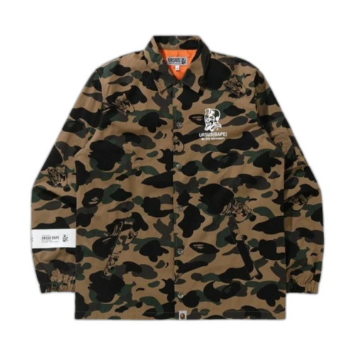 BAPE Ursus Camo Coach Jacket 'Olive'