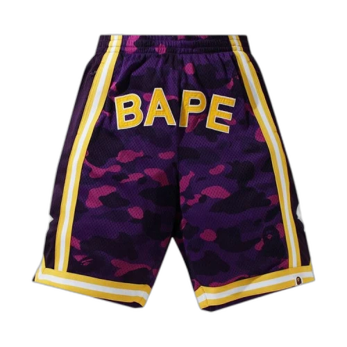BAPE Color Camo Wide Basketball Shorts 'Purple'