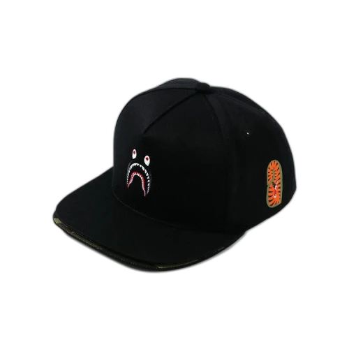 BAPE Double Visor Shark Snap Back Cap 'Black'
