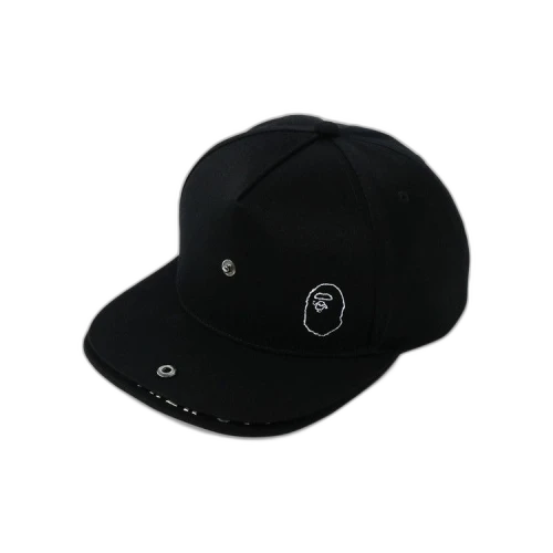 BAPE Double Visor Snap Back Cap 'Black'