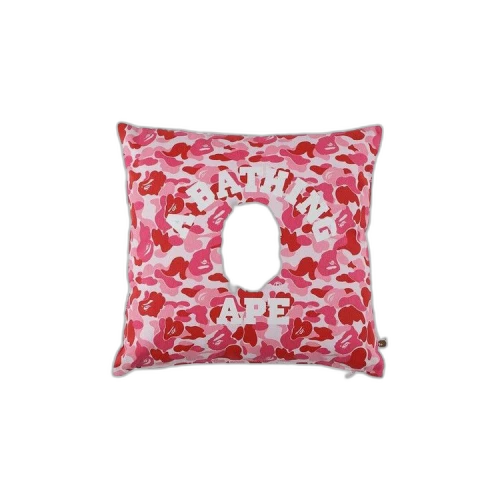 BAPE ABC Camo College Square Cushion 'Pink'