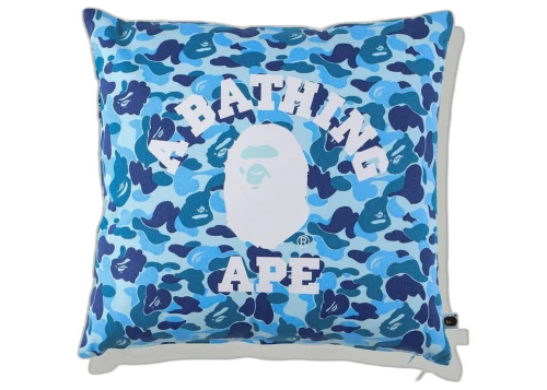 BAPE ABC Camo College Square Cushion Blue