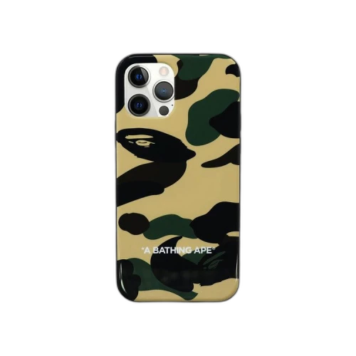 BAPE 1st Camo iPhone 12/12Pro Case 'Yellow'