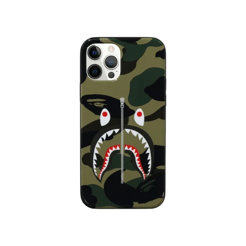 BAPE 1st Camo Shark iPhone 12/12 Pro Case 'Green'