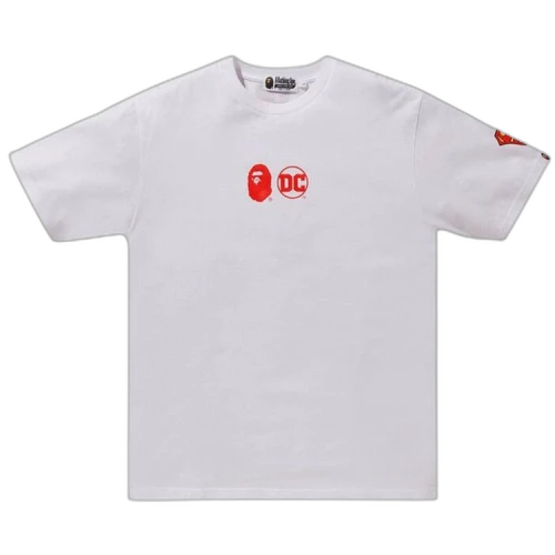 BAPE x DC Tee 'White/Red'