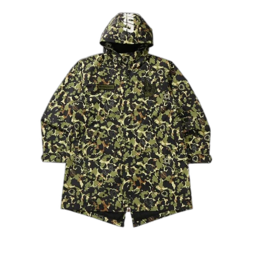 BAPE x Mo' Wax x Unkle Camo M-51 Hoodie Jacket 'Green'