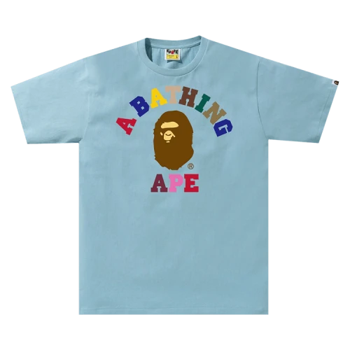 BAPE Colors College Tee 'Sax'