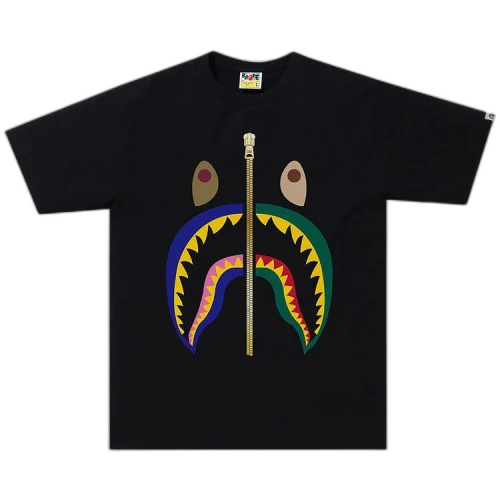 BAPE Colors Shark Tee 'Black'