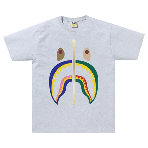 BAPE Colors Shark Tee 'Gray'