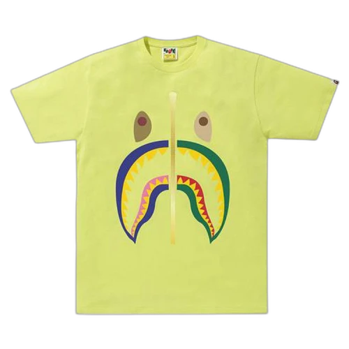 BAPE Colors Shark Tee 'Green'