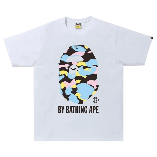 BAPE New Multi Camo Tee 'White'