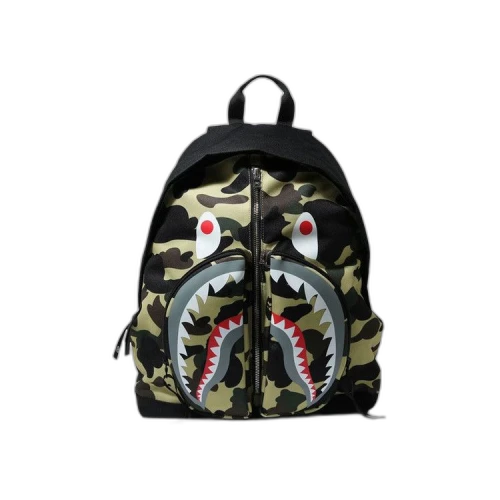BAPE 1st Camo Shark Daypack 'Yellow'