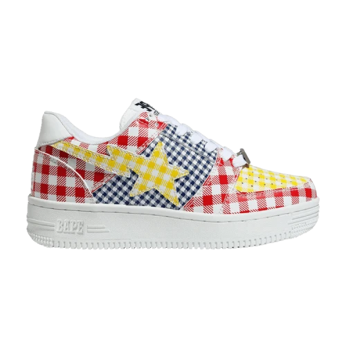 Bapesta Low 'Gingham Pack - Red' (Women's)