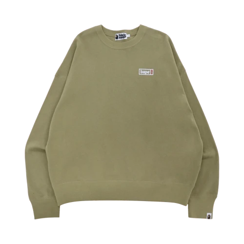 BAPE Big Ape Head Digital Mosaic Loose Fit Crewneck 'Charcoal'