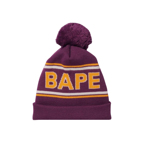 BAPE Knit Cap 'Purple'