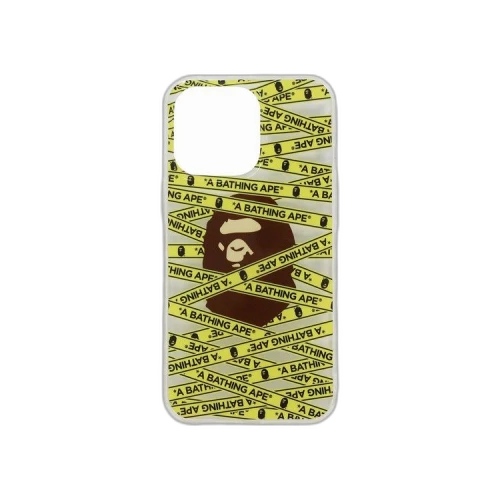BAPE Tape Logo iPhone 13 Pro Case 'Yellow'