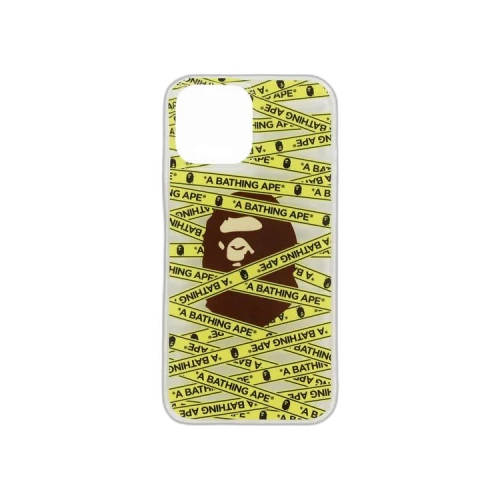 BAPE Tape Logo iPhone 13 Pro Max Case 'Yellow'