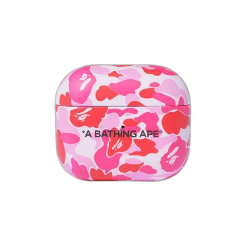 BAPE ABC Camo Airpods Case 'Pink'