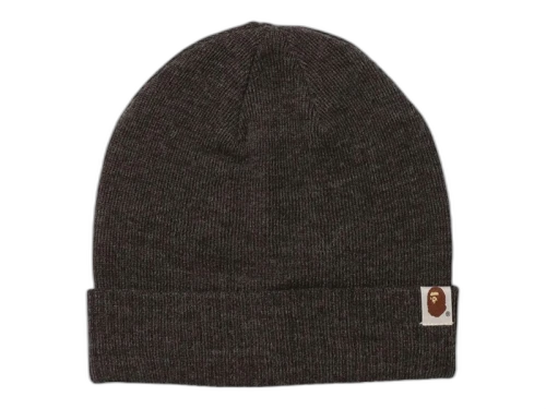 BAPE A Bathing Ape 2Way Knit Cap Gray/Charcoal