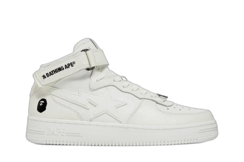 Bapesta Mid 'White'