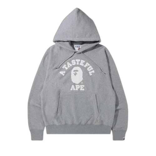 BAPE x JJJJound College Hoodie 'Grey'