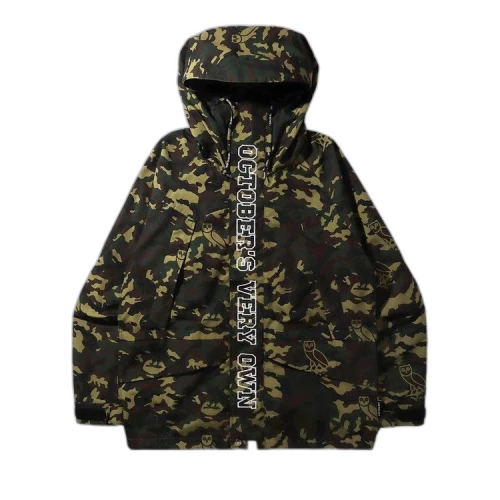 BAPE x OVO Woodland Camo Snowboard Jacket 'Green'