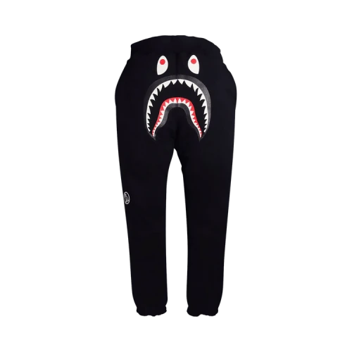 BAPE x OVO Woodland Camo Shark Sweat Pants 'Black'