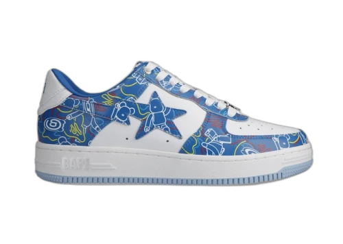 A Bathing Ape Bape Sta Medicom Toy Bearbrick Camo Blue